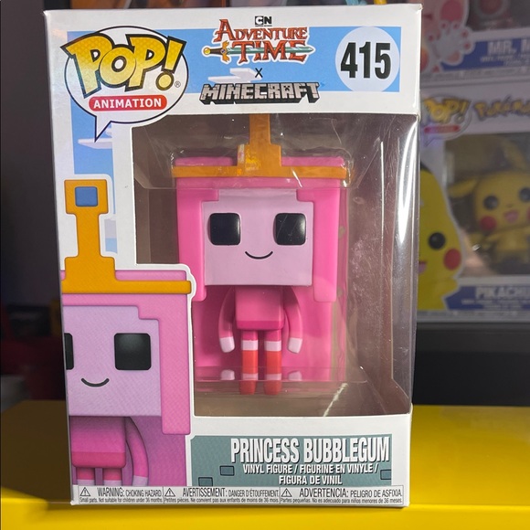 Funko Other - Funko Pop! Princess Bubblegum Figure - Pink and Yellow